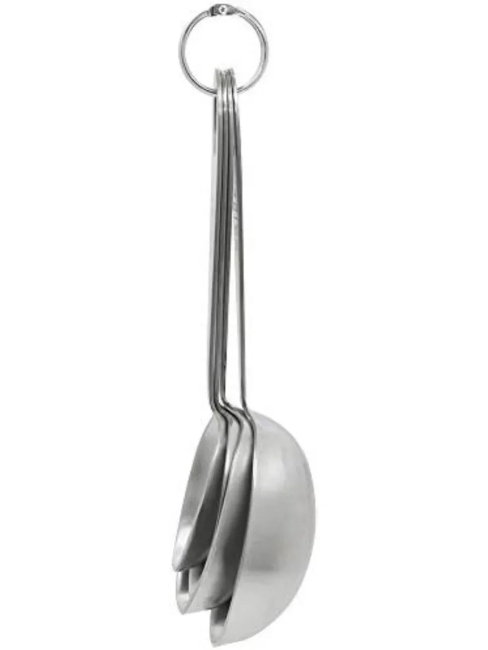 4-Piece Stainless Steel Measuring Scoop Set - Durable, 9-Inch Kitchen Tools